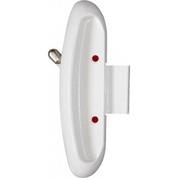 Domus - Additional Security Sliding with Handle for Double Leaf White - 6452L