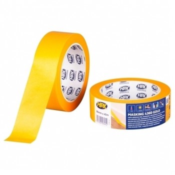 HPX Χαρτοταινία βαφής 4360 Gold 36mm x 45m - 364501122 HPX Χαρτοταινία βαφής 4360 Gold 36mm x 45m - 364501122