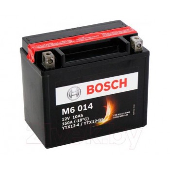 BOSCH - YTX12-BS Μπαταρία Μοτοσυκλέτας M6 014 AGM 10Ah 150A - Μ6014
