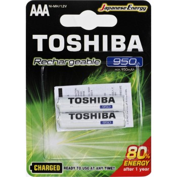 Toshiba - TNH-03GAE BP2C Rechargeable Batteries AAA Ni-MH 950mAh 1.2V - 60416