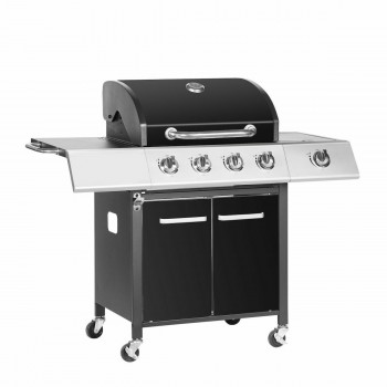 Bormann - Castemic Gas Grill with 4 Hobs and Side Eye BBQ4500 - 037897
