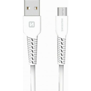 SWISSTEN MICRO USB CABLE 1m WHITE 