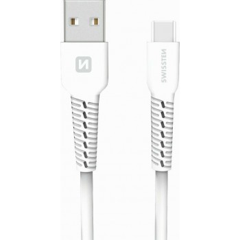 SWISSTEN USB-C CABLE 1m WHITE 71505531