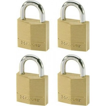 Master Lock - 130EURQNOP ΣΕΤ Μπρούτζινα Λουκέτα Πέταλο με ίδιο κλειδί 30mm 4ΤΜΧ - 130430112 Master Lock - 130EURQNOP ΣΕΤ Μπρούτζινα Λουκέτα Πέταλο με ίδιο κλειδί 30mm 4ΤΜΧ - 130430112