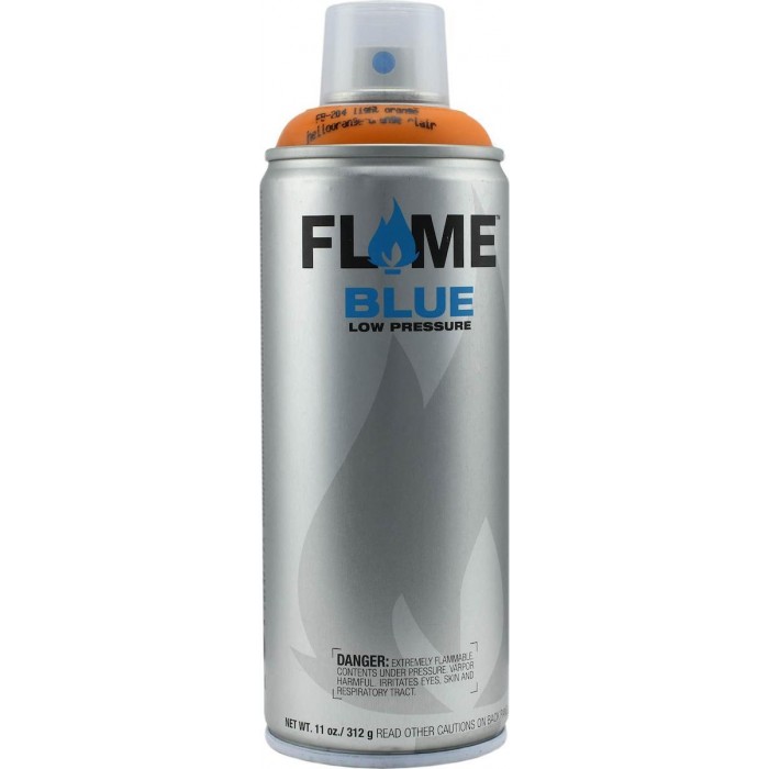 Flame Blue - FB-204 Light Orange Χρώμα Σπρέι σε Ματ Φινίρισμα Πορτοκαλί Ανοιχτό 400ml - 614991 Flame Blue - FB-204 Light Orange Χρώμα Σπρέι σε Ματ Φινίρισμα Πορτοκαλί Ανοιχτό 400ml - 614991