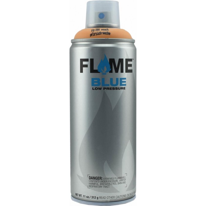 Flame Blue - FB-200 Peach Χρώμα Σπρέι σε Ματ Φινίρισμα Πορτοκαλί Ανοιχτό 400ml - 612409 Flame Blue - FB-200 Peach Χρώμα Σπρέι σε Ματ Φινίρισμα Πορτοκαλί Ανοιχτό 400ml - 612409