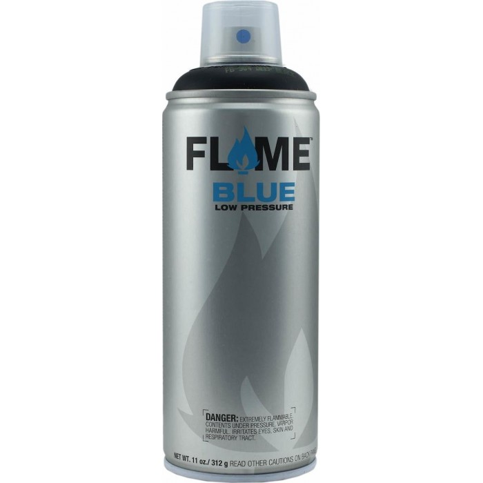 Flame Blue - FB-904 Deep Black Χρώμα Σπρέι σε Ματ Φινίρισμα Μαύρο 400ml - 612942 Flame Blue - FB-904 Deep Black Χρώμα Σπρέι σε Ματ Φινίρισμα Μαύρο 400ml - 612942