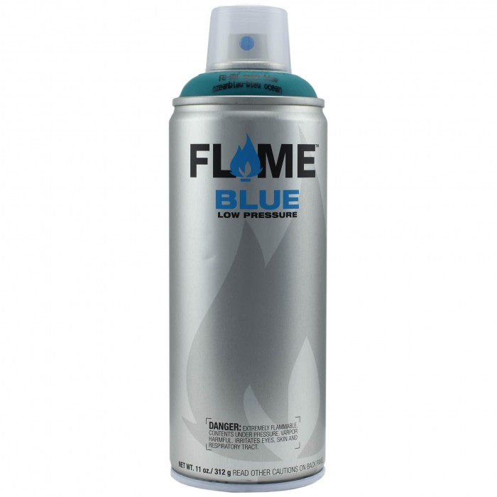 Flame Blue - FB-606 Ocean Blue Χρώμα Σπρέι σε Ματ Φινίρισμα Πετρόλ 400ml - 612652 Flame Blue - FB-606 Ocean Blue Χρώμα Σπρέι σε Ματ Φινίρισμα Πετρόλ 400ml - 612652