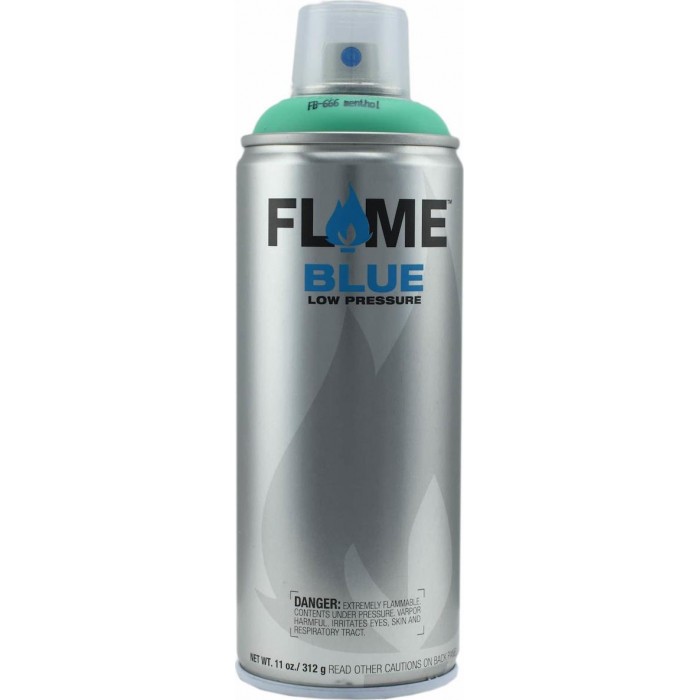 Flame Blue - FB-664 Menthol Light Χρώμα Σπρέι σε Ματ Φινίρισμα Τιρκουάζ 400ml - 615264 Flame Blue - FB-664 Menthol Light Χρώμα Σπρέι σε Ματ Φινίρισμα Τιρκουάζ 400ml - 615264