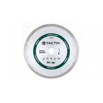 TACTIX - TURBO ΔΙΑΜΑΝΤΟΔΙΣΚΟΣ ΞΗΡΗΣ & ΥΓΡΗΣ ΚΟΠΗΣ 125mm - 425545 TACTIX - TURBO ΔΙΑΜΑΝΤΟΔΙΣΚΟΣ ΞΗΡΗΣ & ΥΓΡΗΣ ΚΟΠΗΣ 125mm - 425545