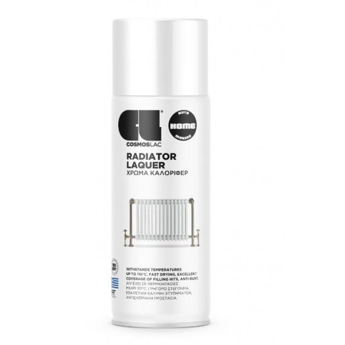 COSMOS LAC - RADIATOR LAQUER ΧΡΩΜΑ ΚΑΛΟΡΙΦΕΡ - ΛΕΥΚΟ - 400ml - Νo.402 COSMOS LAC - RADIATOR LAQUER ΧΡΩΜΑ ΚΑΛΟΡΙΦΕΡ - ΛΕΥΚΟ - 400ml - Νo.402