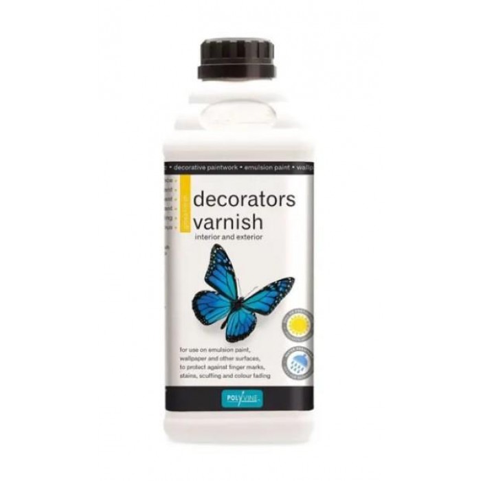 POLYVINE - DECORATORS VARNISH - 500ml - GLOSS - 010220 POLYVINE - DECORATORS VARNISH - 500ml - GLOSS - 010220