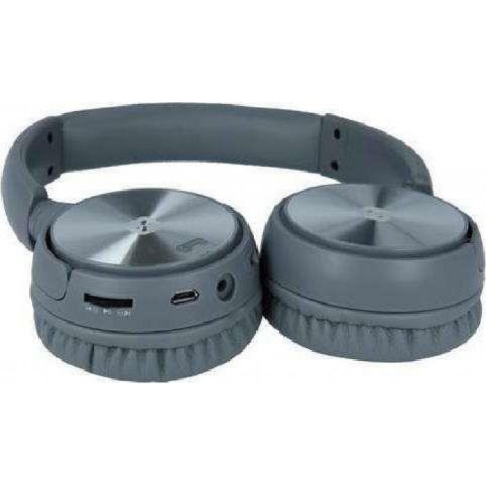 Swissten - Trix Ασύρματα/Ενσύρματα Over Ear Ακουστικά Ασημί - 52510501
