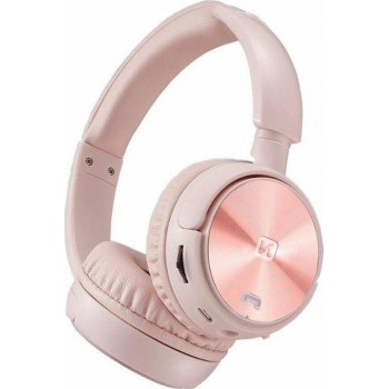 Swissten - Trix Wireless/Wired Over Ear Pink Headphones - 52510502