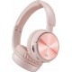 Swissten - Trix Ασύρματα/Ενσύρματα Over Ear Ακουστικά Ροζ - 52510502