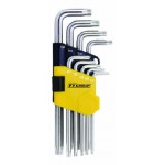 TORX ΣΕΤ ΜΕ ΤΡΥΠΑ ΜΑΚΡΙΑ, FF GROUP 9τμχ  (T10-15-20-25-27-30-40-45-50) 34755