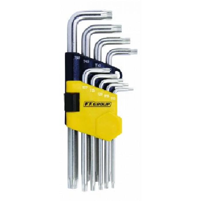 TORX SET WITH TRIPA MAKRIA, FF GROUP 9pc (T10-15-20-25-27-30-40-45-50) 34755 TORX SET WITH TRIPA MAKRIA, FF GROUP 9pc (T10-15-20-25-27-30-40-45-50) 34755
