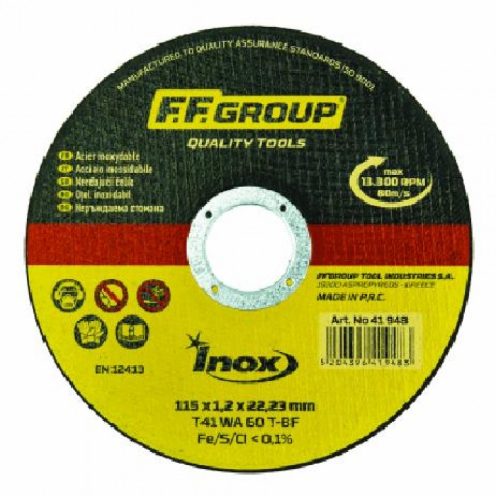 INOX FF GROUP, 115x1.2 41948 INOX FF GROUP, 115x1.2 41948