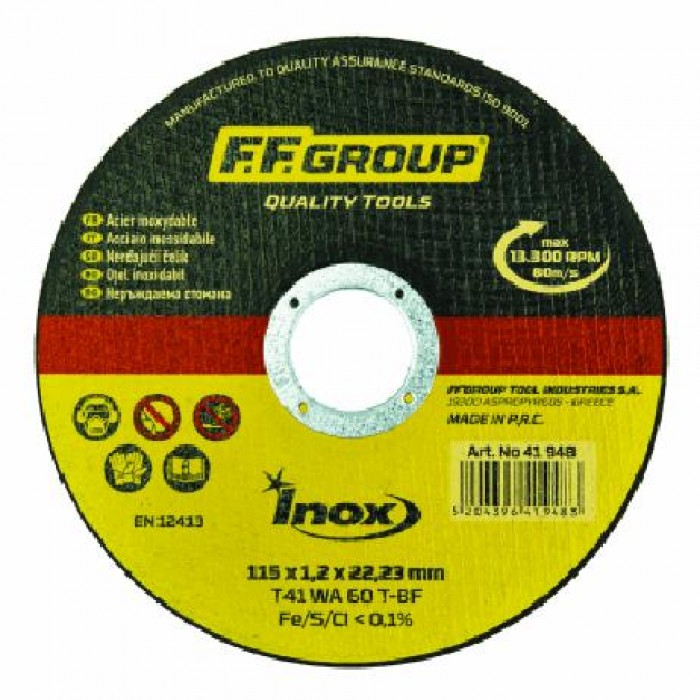 INOX FF GROUP, 125x1.2 41949