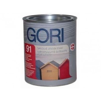 Gori 91 Opaque / Outdoor Soak Water Varnish Suitable for Wood and Other Surfaces - 21654