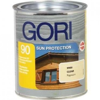 Gori 90 Sun Protection / Transparent Glossy Solvent Soaking Varnish for Long Lasting Wood Protection - 71552