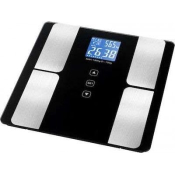 BORMANN BWS1600 Digital Bathroom Scale with fat measurement up to 180Kg with Big Screen - 025702