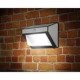 EZSOLAR - LED Ηλιακό Φωτιστικό Τοίχου Με Αισθητήρα Κίνησης Σε Ασημένιο Χρώμα 650lm - 40970