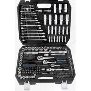 Bormann - BHT5220 Set case with Walnuts 1/2, 1/4 & 3/8 with Castania and Extension Pieces 215 - 028246