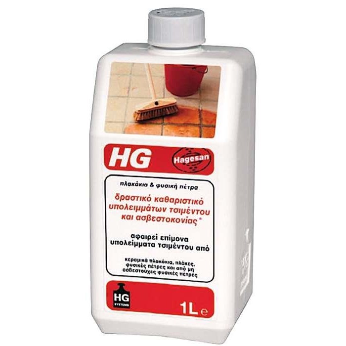 HG - Ισχυρό καθαριστικό υπολειμμάτων τσιμέντου και ασβεστοκονίας 1L - 105100777