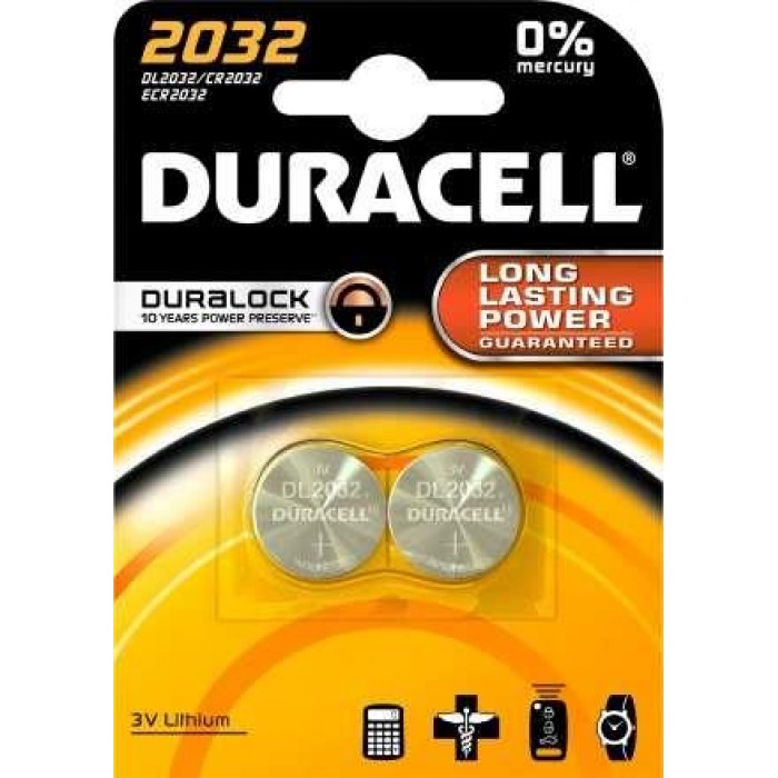 DURACELL - Lithium Batteries 3V Lithium 2pc - 2032