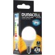 DURACELL - LED Λάμπα E14 Στρογγυλό G45 6W 270° 230V Από Πλαστικό Και Αλουμίνιο Θερμό Λευκό - 35730