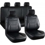 BORMANN - Set Of Car Covers Black 11pcs Leather BWC3500 - 026686