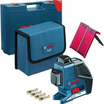 Bosch - GLL 3-80 Γραμμικό Λέιζερ με Πίνακα Στόχου σε Βαλίτσα Μεταφοράς (#0601063S00) Bosch - GLL 3-80 Γραμμικό Λέιζερ με Πίνακα Στόχου σε Βαλίτσα Μεταφοράς (#0601063S00)