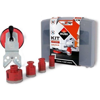 RUBI-KIT WITH GUIDE FOR 4 DRILLING-DRY CUTTING-50917