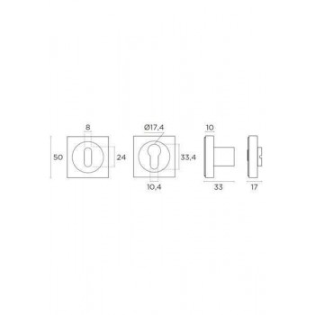 CONVEX - ΡΟΖΕΤΑ ΓΙΑ ΕΞΩΘΥΡΑ ΜΑΤ ΝΙΚΕΛ / ΧΡΩΜΙΟ - 735S05S042 CONVEX - ΡΟΖΕΤΑ ΓΙΑ ΕΞΩΘΥΡΑ ΜΑΤ ΝΙΚΕΛ / ΧΡΩΜΙΟ - 735S05S042