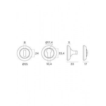 CONVEX - ΡΟΖΕΤΑ ΓΙΑ ΕΞΩΘΥΡΑ ΣΕ ΑΠΟΧΡΩΣΕΙΣ - 245S2 CONVEX - ΡΟΖΕΤΑ ΓΙΑ ΕΞΩΘΥΡΑ ΣΕ ΑΠΟΧΡΩΣΕΙΣ - 245S2