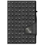 TRU VIRTU - Leather Wallet CLICK & SLIDE Punk Anthracite/Black - 24104000728