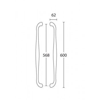 CONVEX - INOX DOUBLE MATT NIKEL - 1129S05 CONVEX - INOX DOUBLE MATT NIKEL - 1129S05