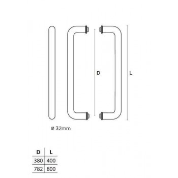 CONVEX - INOX ΛΑΒΗ ΕΞΩΘΥΡΑΣ ΔΙΠΛΗ ΜΗΚΟΥΣ 400mm ΚΑΙ ΧΡΩΜΑ ΕΠΙΛΟΓΗΣ - 923S CONVEX - INOX ΛΑΒΗ ΕΞΩΘΥΡΑΣ ΔΙΠΛΗ ΜΗΚΟΥΣ 400mm ΚΑΙ ΧΡΩΜΑ ΕΠΙΛΟΓΗΣ - 923S