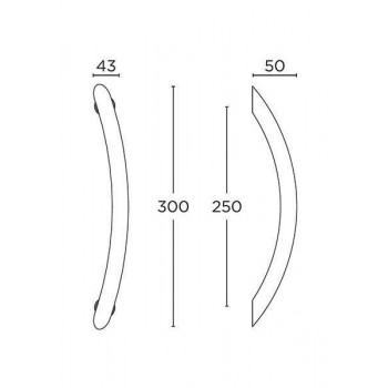 CONVEX - ΛΑΒΗ ΕΞΩΘΥΡΑΣ ΜΟΝΗ ΜΑΤ ΝΙΚΕΛ - 129SS05 CONVEX - ΛΑΒΗ ΕΞΩΘΥΡΑΣ ΜΟΝΗ ΜΑΤ ΝΙΚΕΛ - 129SS05