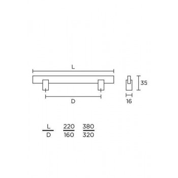 CONVEX - ΛΑΒΗ ΕΠΙΠΛΟΥ ΑΛΟΥΜΙΝΙΟΥ 160mm ΣΕ ΧΡΩΜΑ ΕΠΙΛΟΓΗΣ - 857S1 CONVEX - ΛΑΒΗ ΕΠΙΠΛΟΥ ΑΛΟΥΜΙΝΙΟΥ 160mm ΣΕ ΧΡΩΜΑ ΕΠΙΛΟΓΗΣ - 857S1