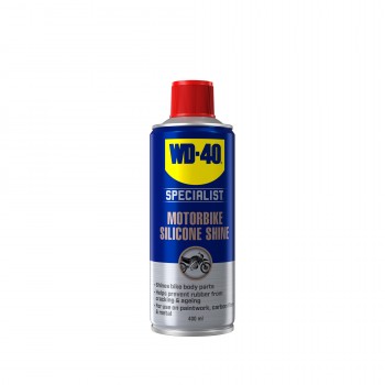 WD-40 - SPECIALIST MOTORBIKE SILICONE SHINE / SILICONE GLASS 400ML - 149120 WD-40 - SPECIALIST MOTORBIKE SILICONE SHINE / SILICONE GLASS 400ML - 149120