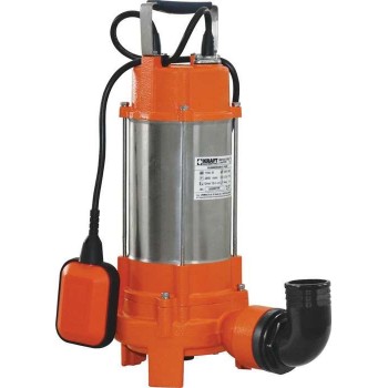 KRAFT - Submersible sewage pump with inox inox 1100 watt 2" - 63559