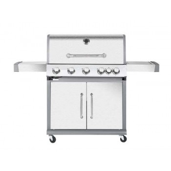 BORMANN - BBQ5100 Inox Gas Grill with Mademoisal Grill 5+1 Focal Points - 032694