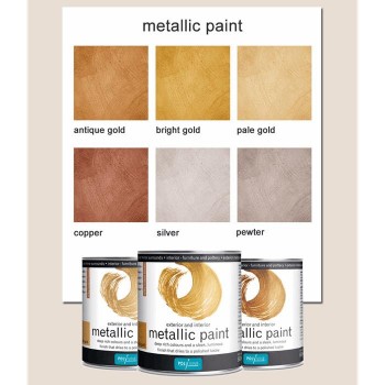 POLYVINE METALLIC PAINT 500ml PEWTER POLYVINE METALLIC PAINT 500ml PEWTER