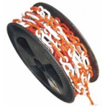 DOORADO plastic chain with white and red color 6mm-PARK-CH-1-25