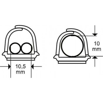 INOFIX - ΚΑΝΑΛΙ ΕΥΚ.10,5Χ10/3m ΛΕΥΚΟ - 2202-2 INOFIX - ΚΑΝΑΛΙ ΕΥΚ.10,5Χ10/3m ΛΕΥΚΟ - 2202-2