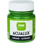 TITAN - AQUALUX SATIN WATER COLOR FOR PAINTING AND HANDICRAFTS - 807 VERDE OLIVA 75ML- 13092.807