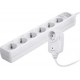 SAS MULTI-ROOTED PROTECTION 6 SHOTS SOUKO WITH 1,5m 3x1.5mm² + SWITCH WHITE 100-11-032