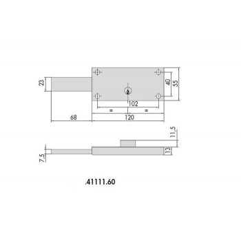 CISA - SET 2TMX ΚΛΕΙΔΑΡΙΕΣ ΓΚΑΡΑΖ - 41111-60  CISA - SET 2TMX ΚΛΕΙΔΑΡΙΕΣ ΓΚΑΡΑΖ - 41111-60